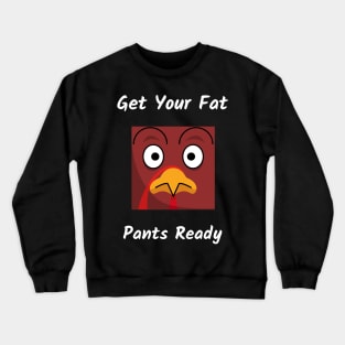 Humorous Thanksgiving/ Christmas Turkey Crewneck Sweatshirt